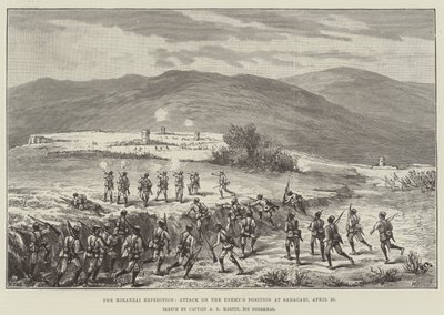 The Miranzai Expedition, Attack on the Enemy